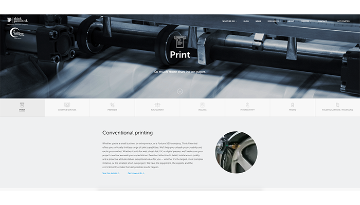 Think Patented Print Storefront