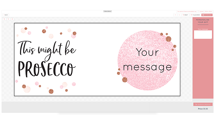 Print My Smile Personalised Editor