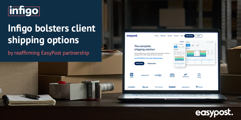 Easypost Storefront on Laptop