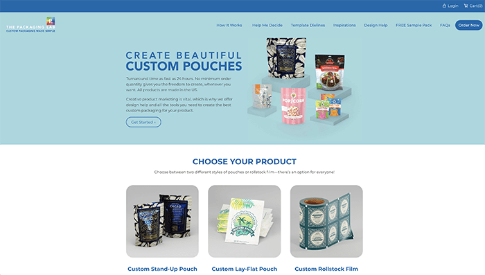 The Packaging Lab Storefront