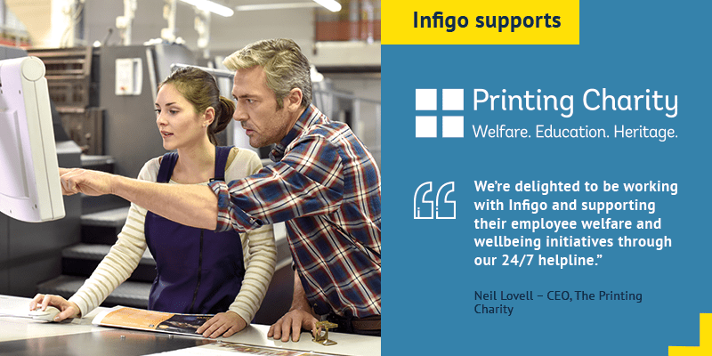 Infigo supporting The Printing Charity