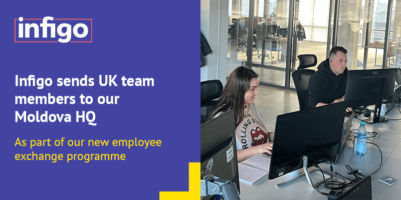 Harper Lester During Visit to Infigo Moldova HQ