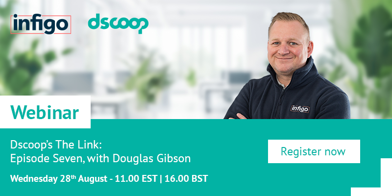 Douglas Gibson in front of bright office environment