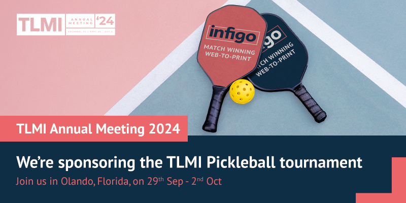 Infigo branded pickleball racquets