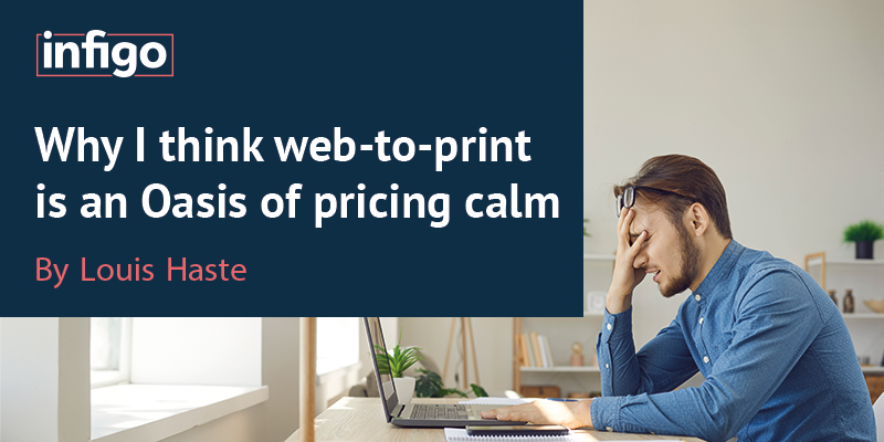 man looking frustrated on laptop