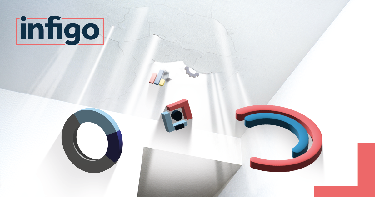 Light and Infigo Elements Breaking through Paper Ceiling