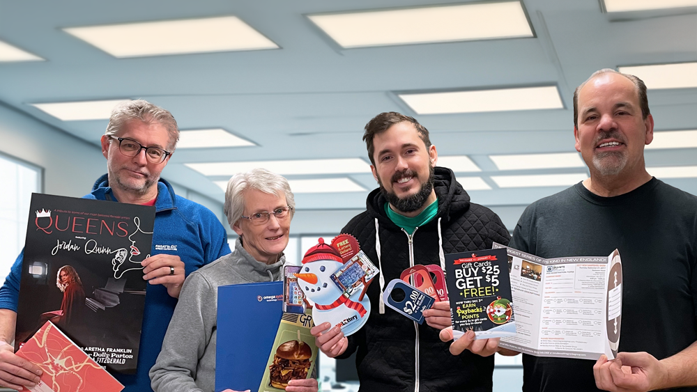 Talient Action Group Team Holding Print Products