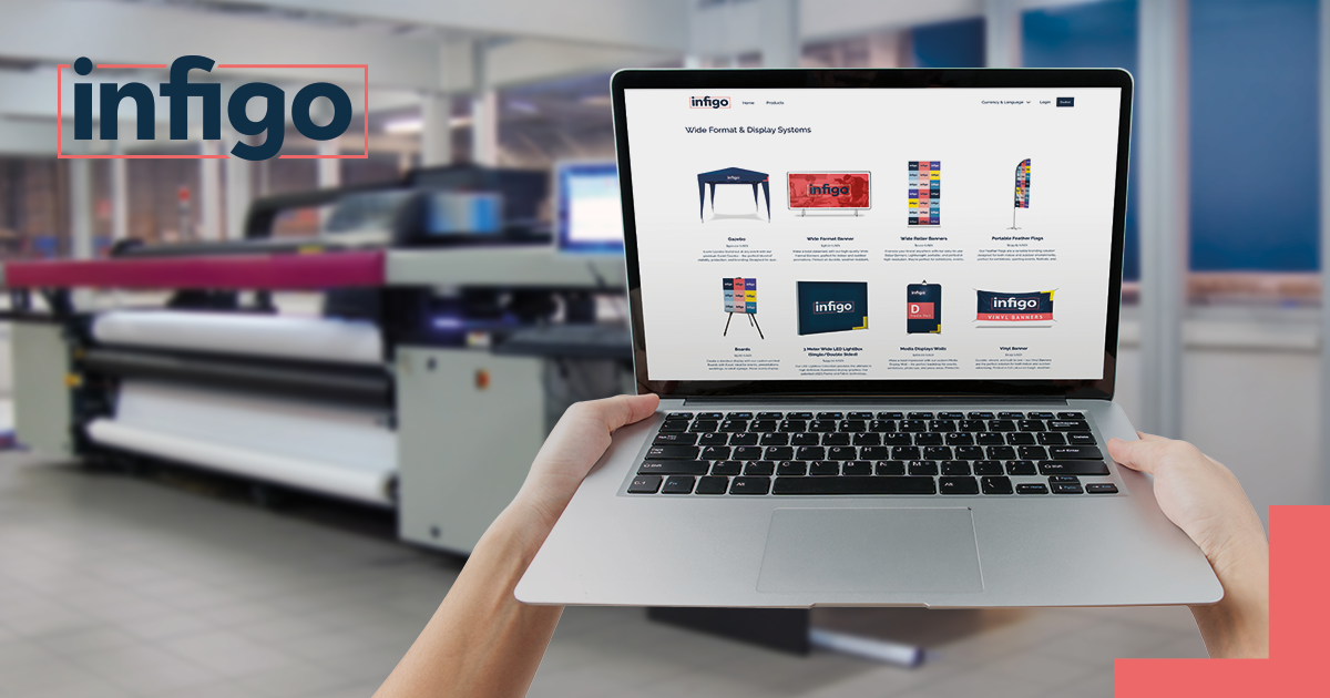 Automated wide format printing storefront dashboard