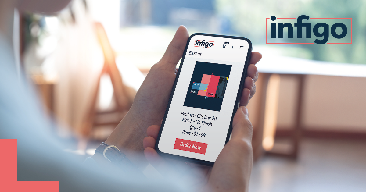 Infigo Product Screen on Mobile