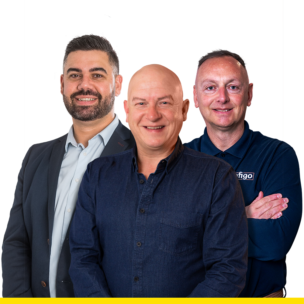 Greg Young, Paul Brown, and Paul Bromley