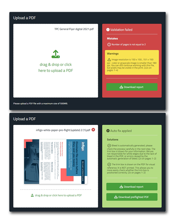 Control Media Preflight